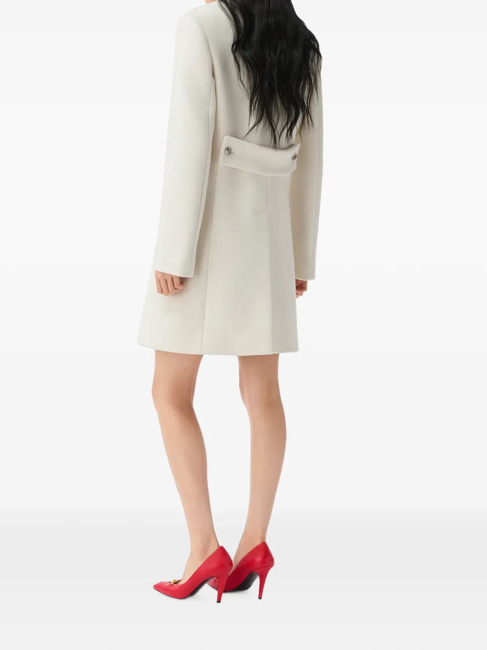 Versace Jas van dubbele wol Beige