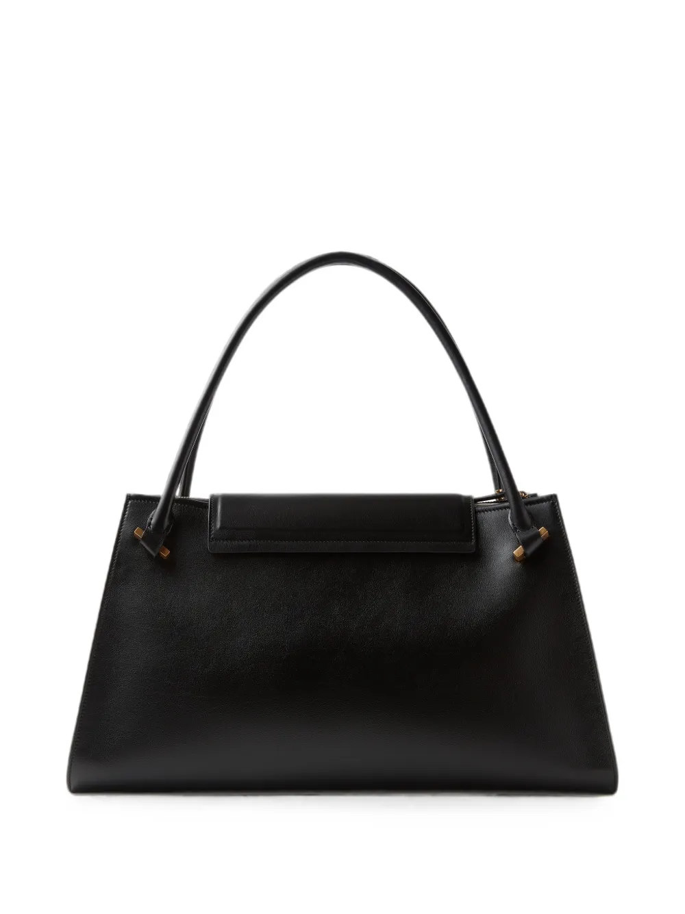 Versace Grote Severine leren schoudertas Zwart