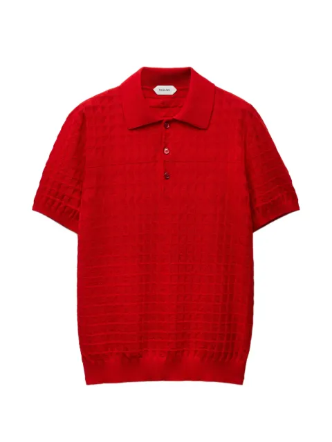 Versace wool knit polo
