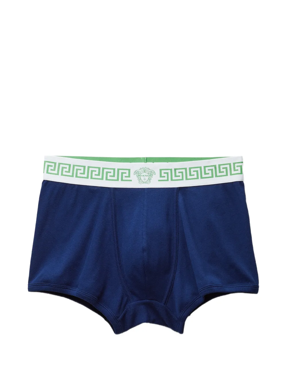 Versace ribbed cotton-jersey trunks - Blu