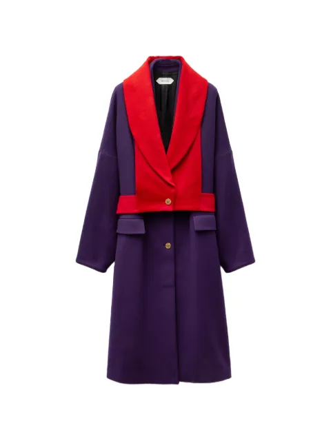 Versace double wool coat