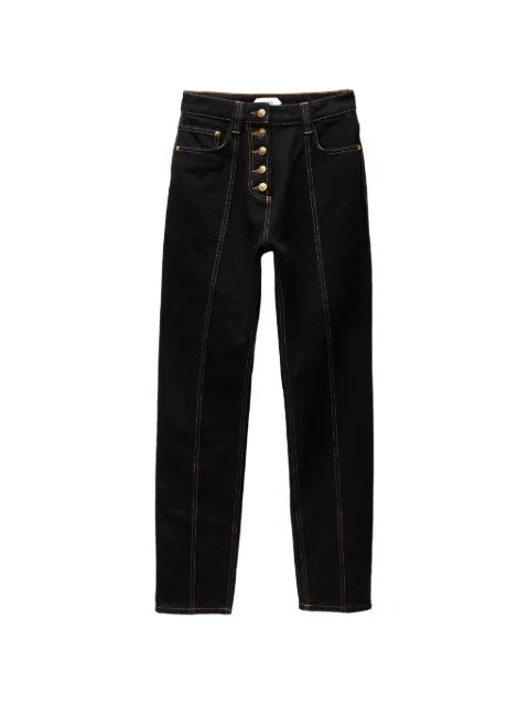 Versace high-waist straight jeans