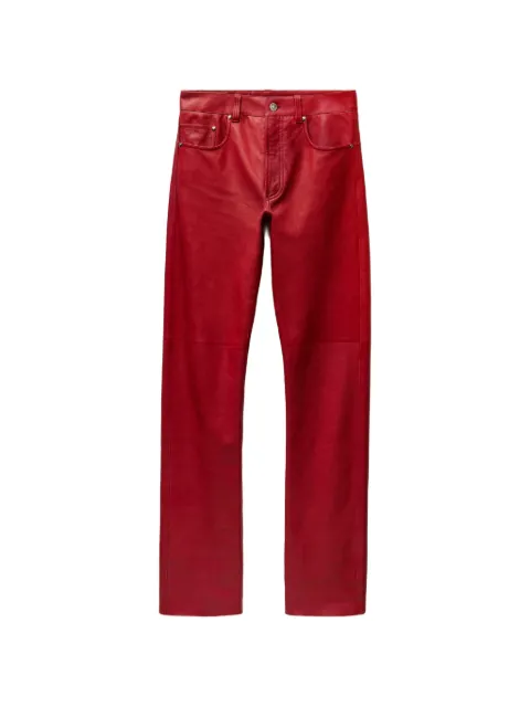 Versace leather pants