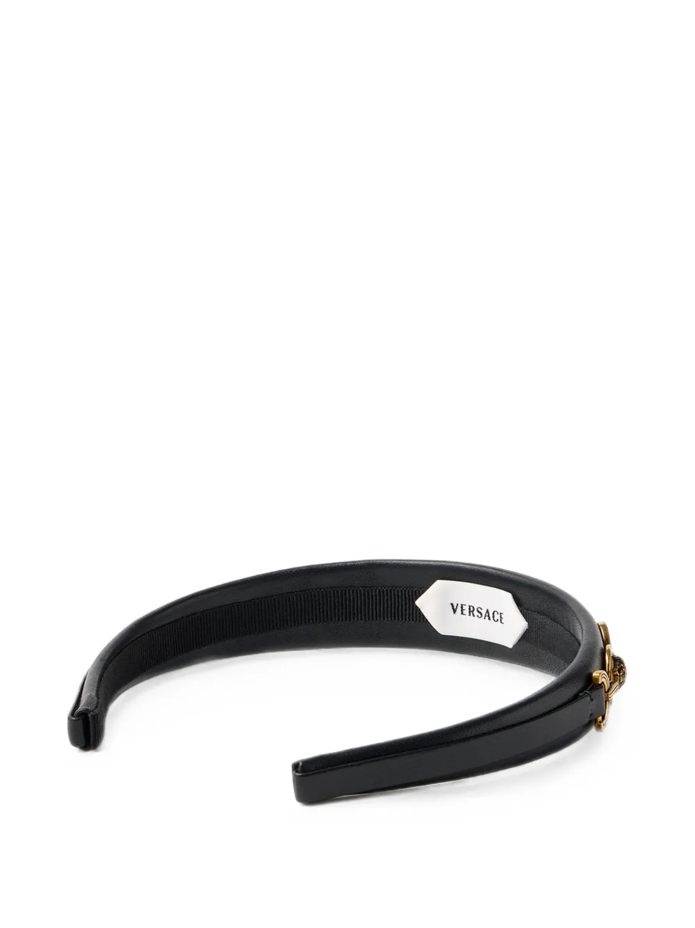 Versace Nappa haarband Zwart