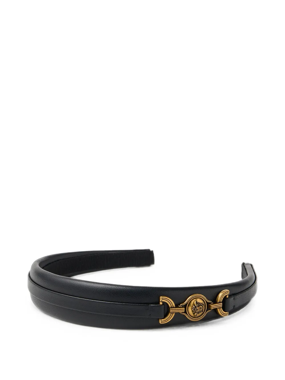Versace nappa hairband - Nero