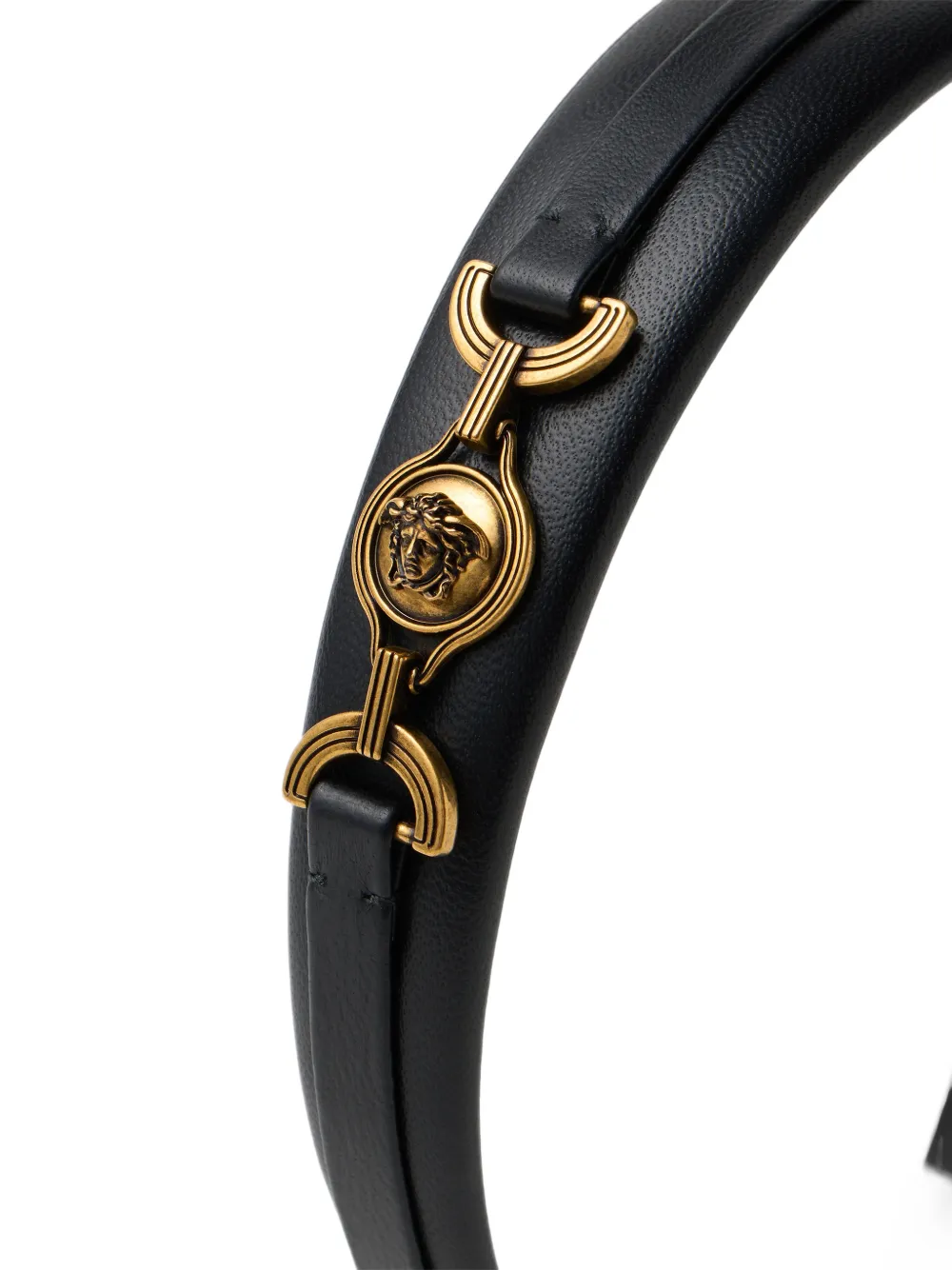Versace Nappa haarband Zwart