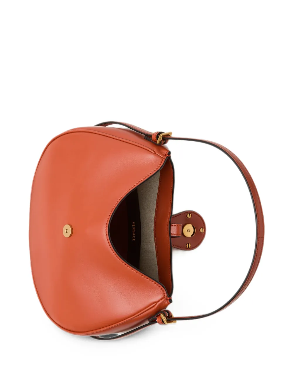 Versace Emblème nappa tas Oranje