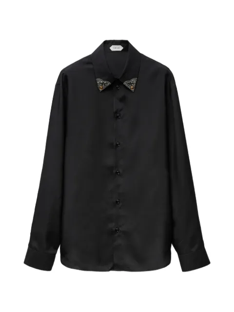Versace silk-poplin regular shirt