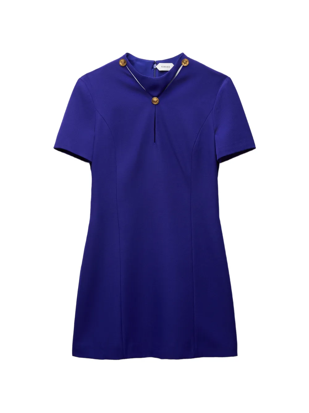 Versace Minikleid mit Cut-Out - Blau