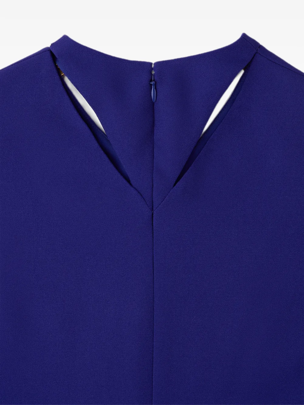 Versace Grain de Poudre wollen mini-jurk Blauw