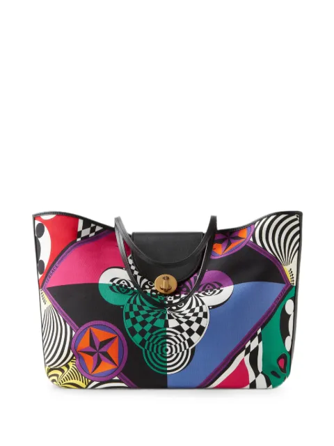 Versace bolso shopper Vivian grande de lona