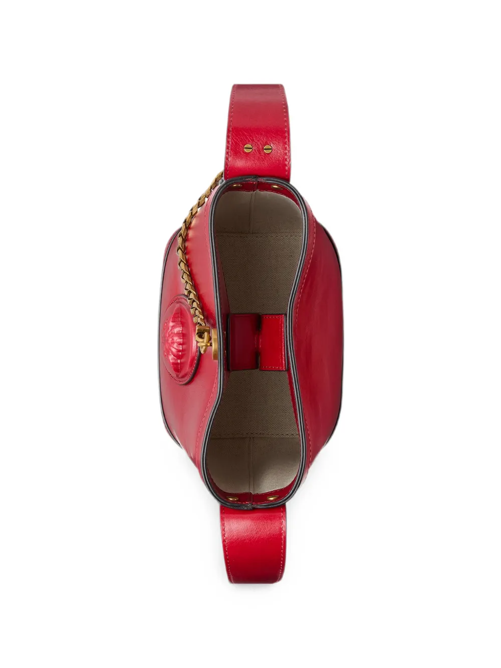 Versace Pivot mini-bucket-tas Rood
