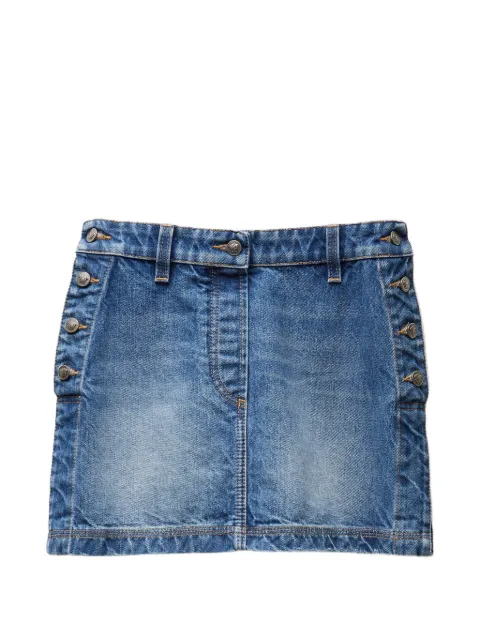 Versace denim mini skirt