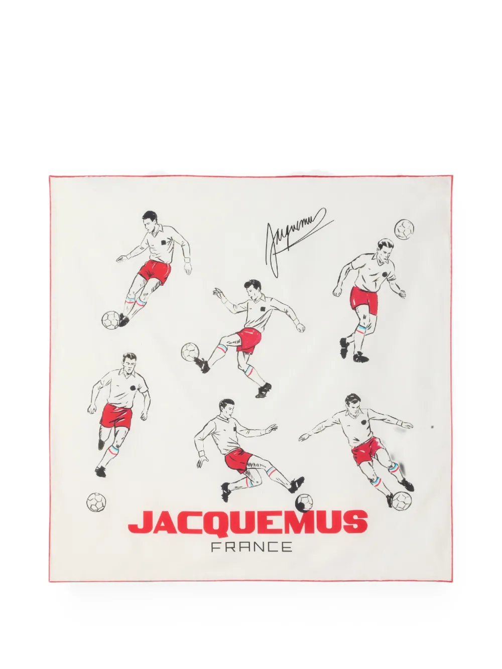 Jacquemus — The Supporter silk scarf