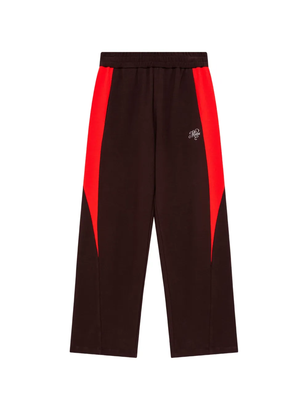MSGM Jogginghose mit Kontrasteinsätzen - Braun