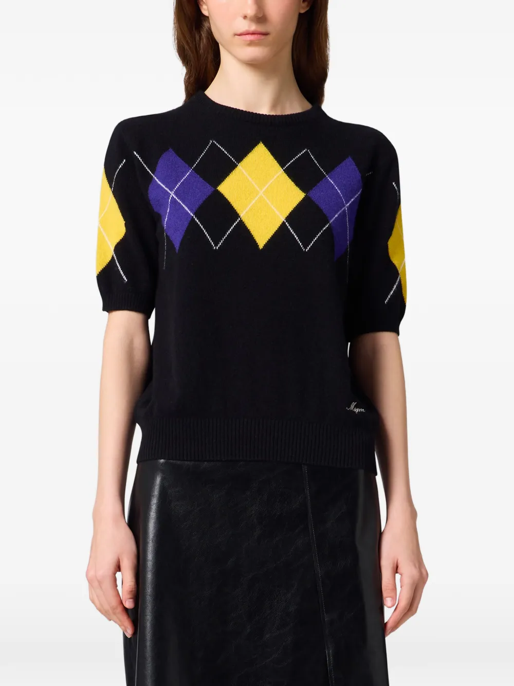 MSGM Trui met korte mouwen Zwart