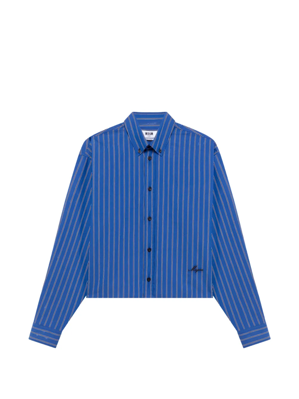 MSGM Camicia a righe - Blu