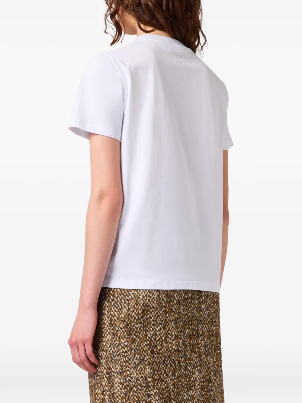 MSGM T-shirt met grafische print Wit