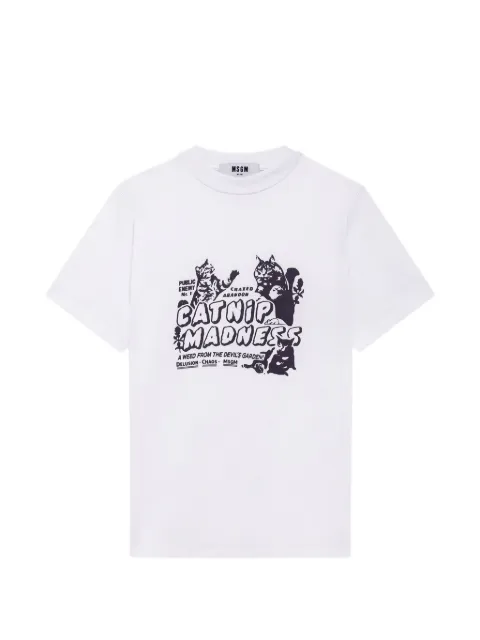 MSGM graphic-print T-shirt