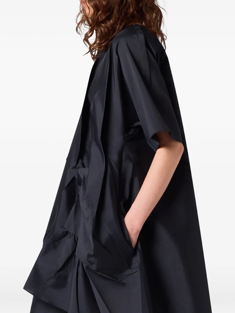 MSGM Mini-jurk met ruches Zwart