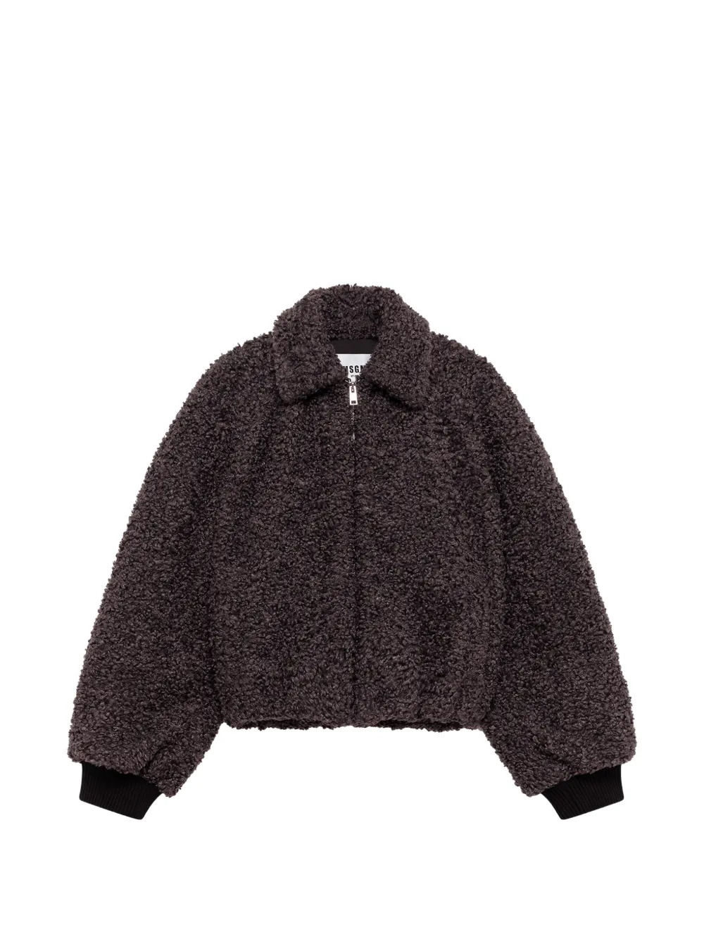 MSGM Bomber bouclé - Marrone