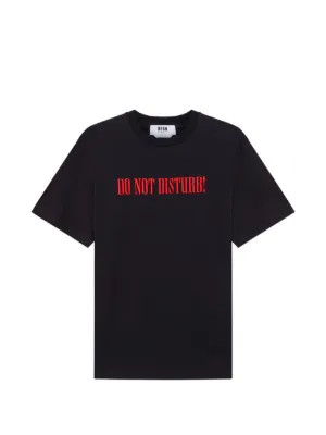 Valentino Garavani Cotton T-shirt With Made In Print | Black