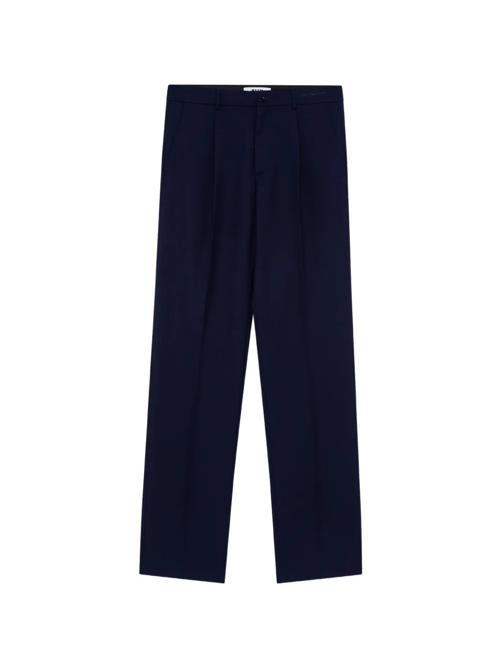 MSGM Pantaloni sartoriali con pieghe - Blu
