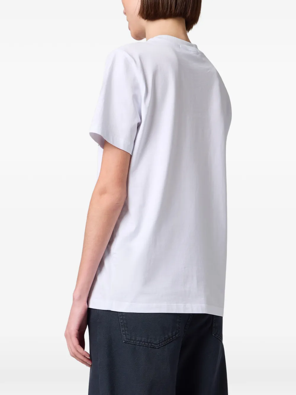 MSGM T-shirt met borduurwerk Wit