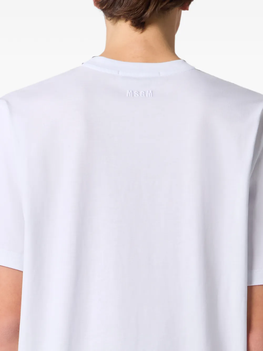 MSGM T-shirt met logoprint Wit
