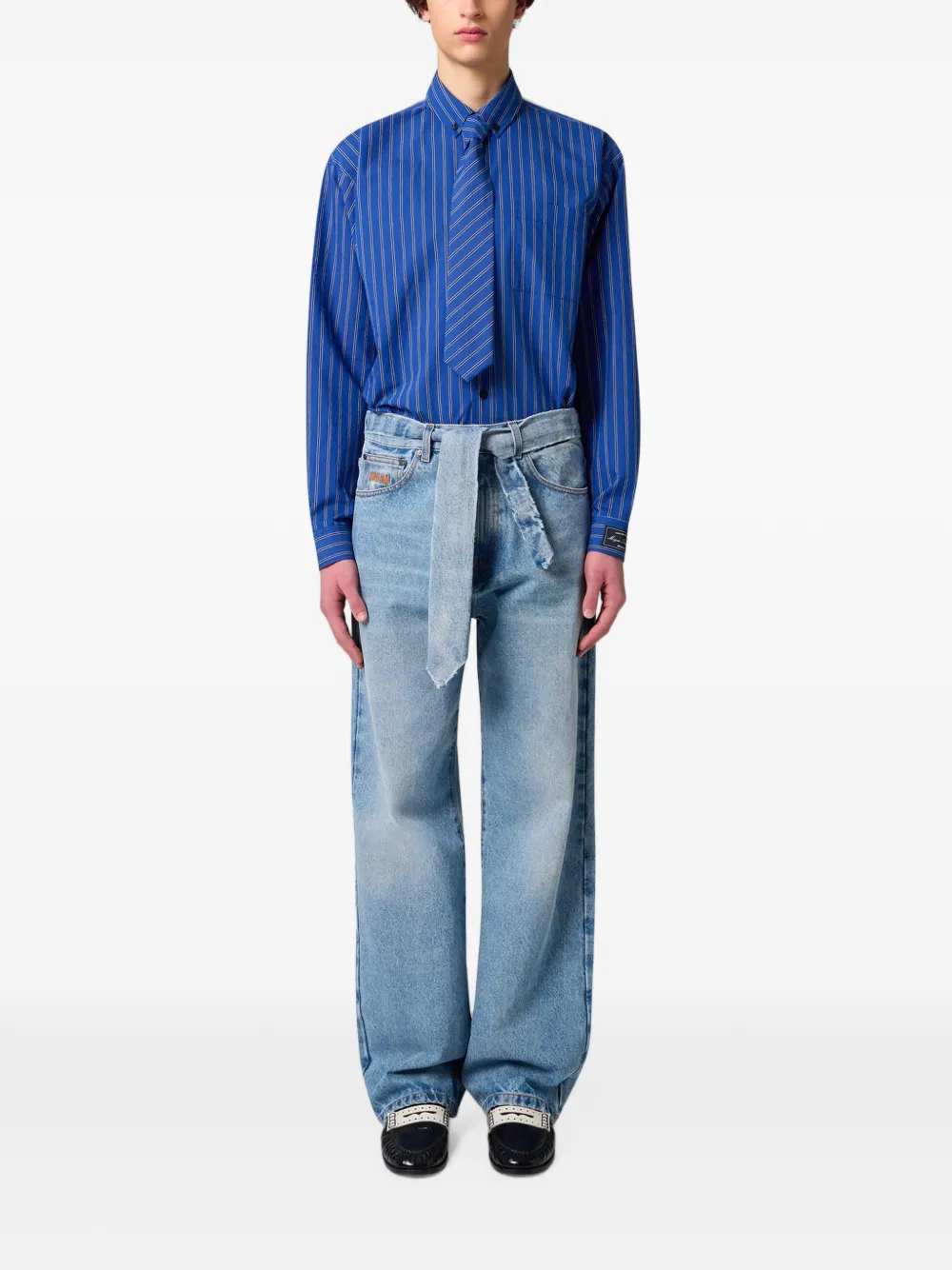 MSGM Straight jeans Blauw