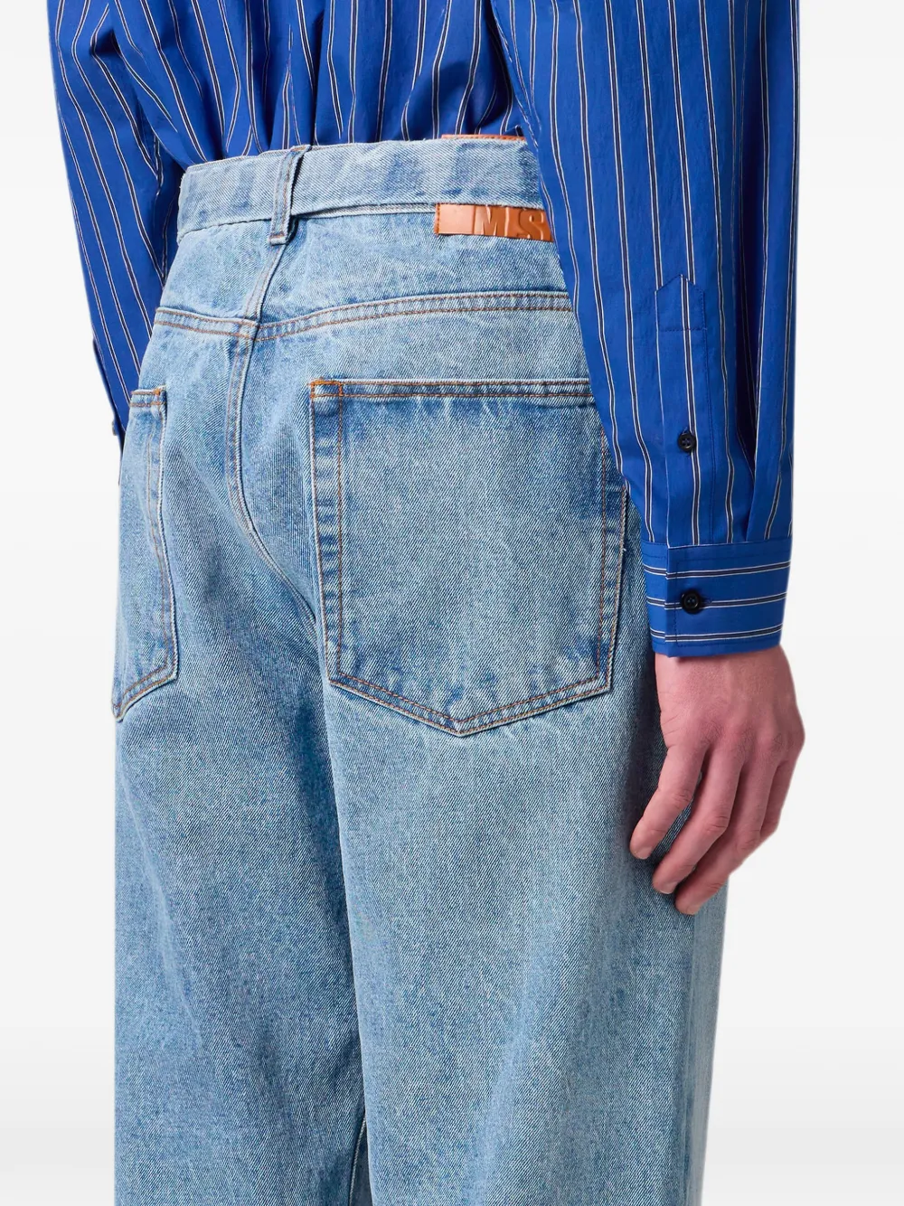MSGM Straight jeans Blauw