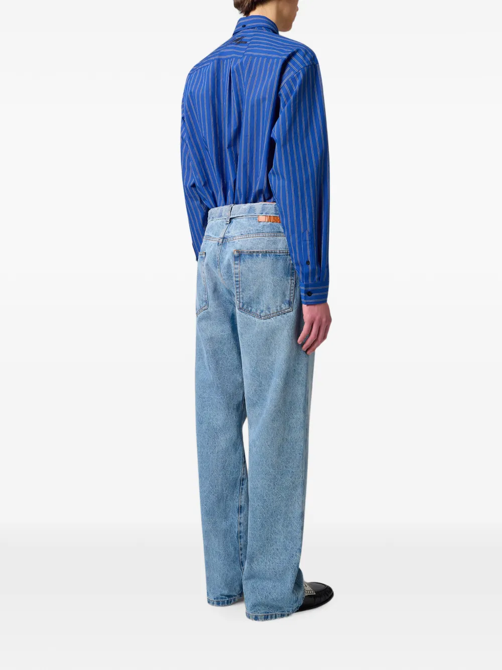 MSGM Straight jeans Blauw