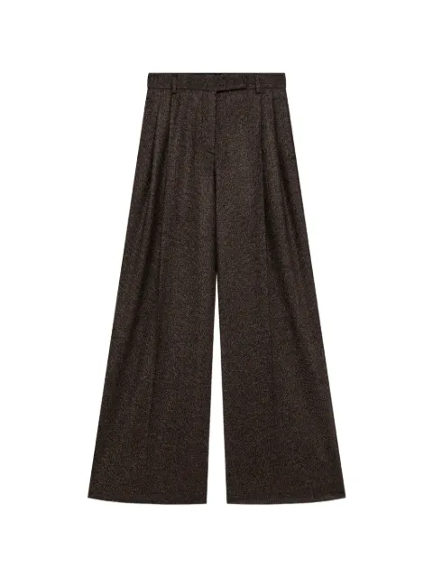 MSGM pantalones anchos con pinzas