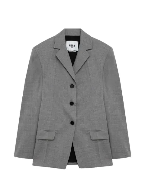 MSGM darted single-breasted jacket