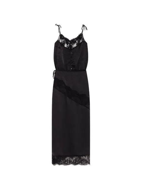 MSGM lace-trim maxi dress