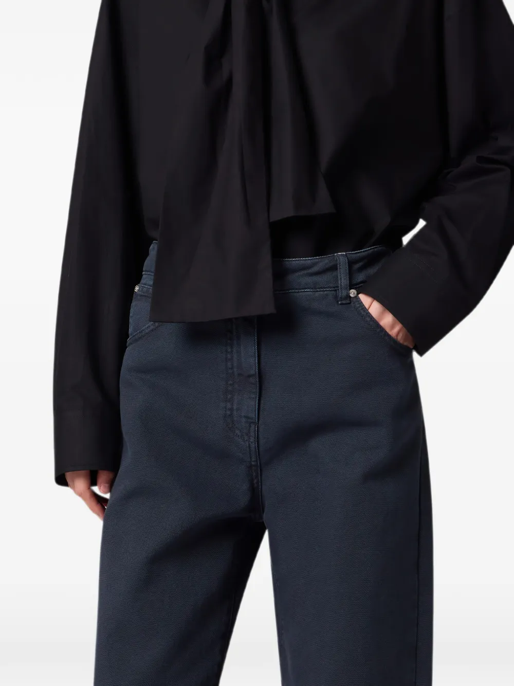 MSGM Jeans met wijde pijpen Blauw
