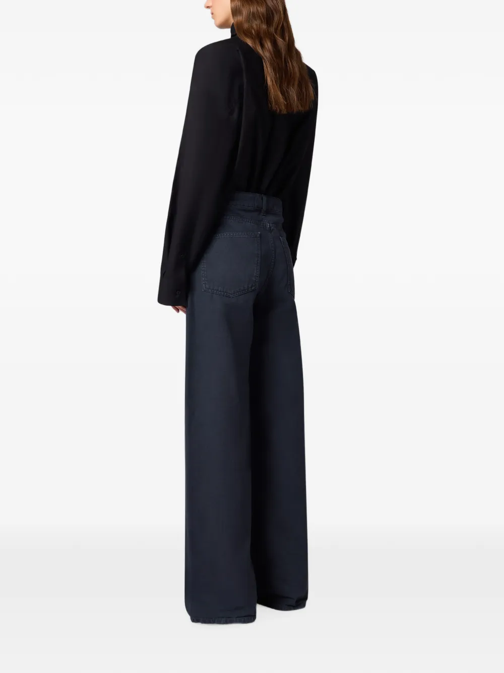 MSGM Jeans met wijde pijpen Blauw