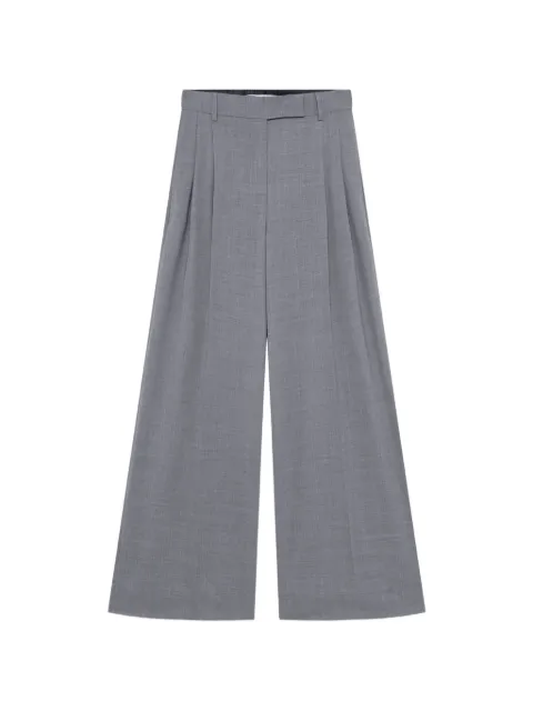 MSGM pantalones anchos con pinzas