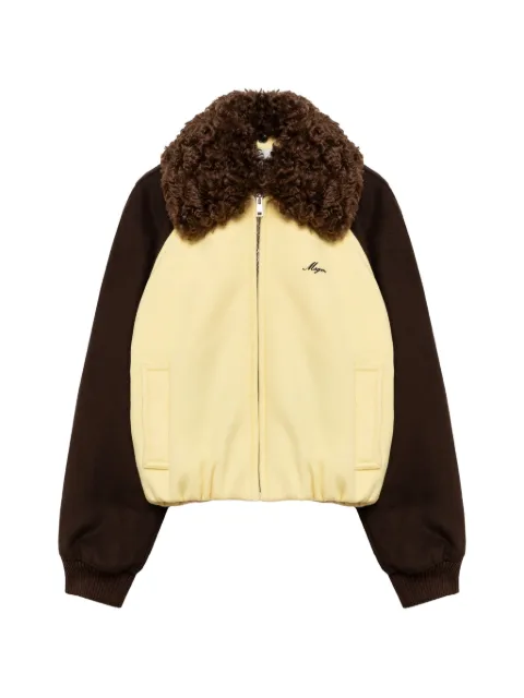 MSGM collar-detail panelled jacket