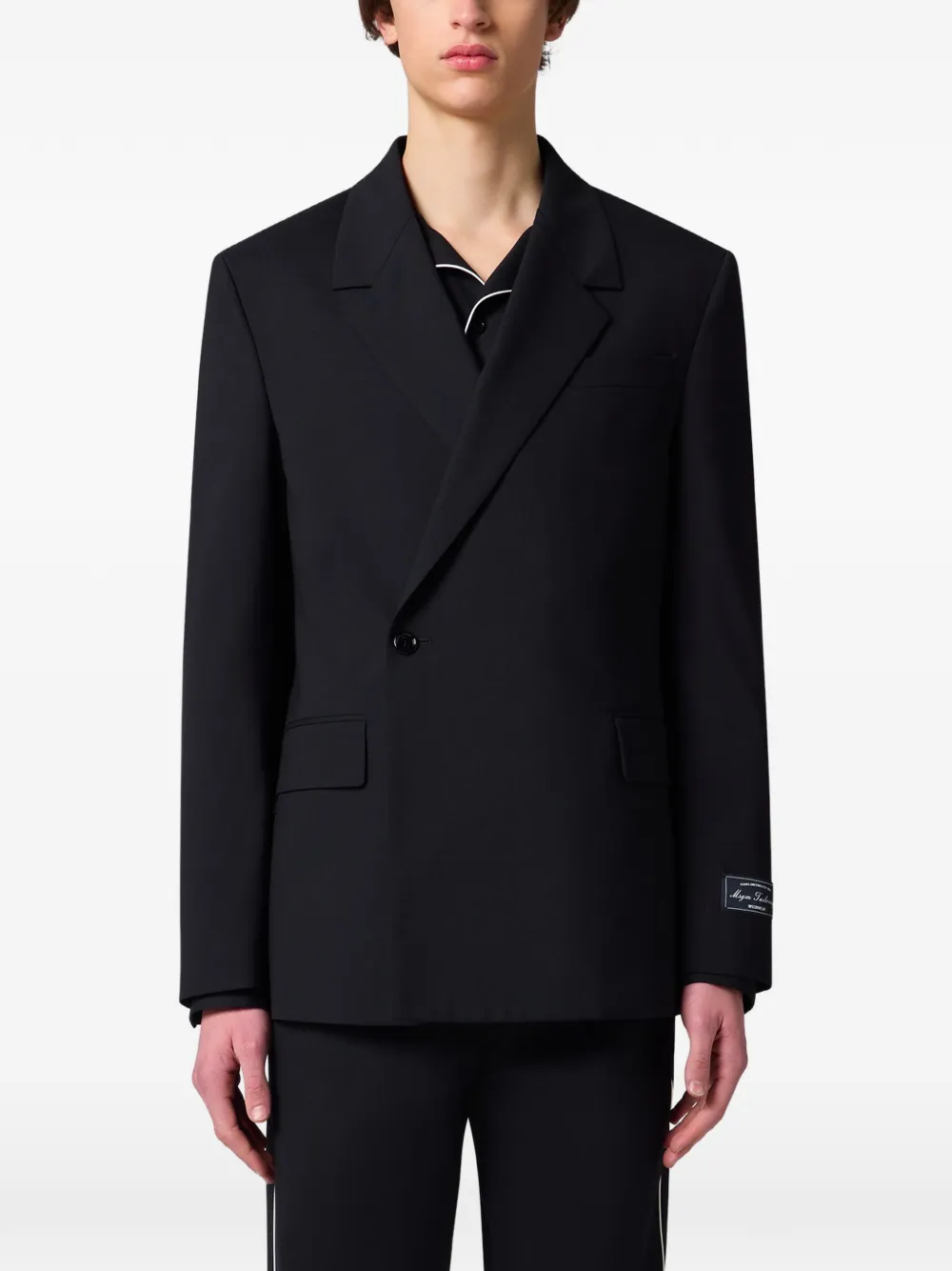MSGM Jack met logopatch Zwart