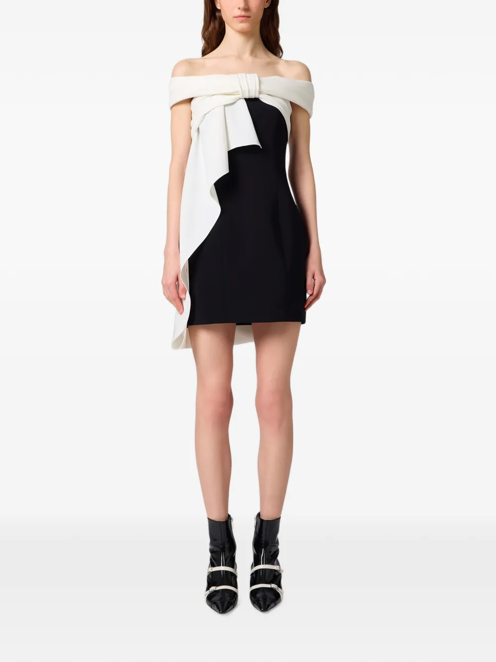 MSGM Jurk met strikdetail Zwart