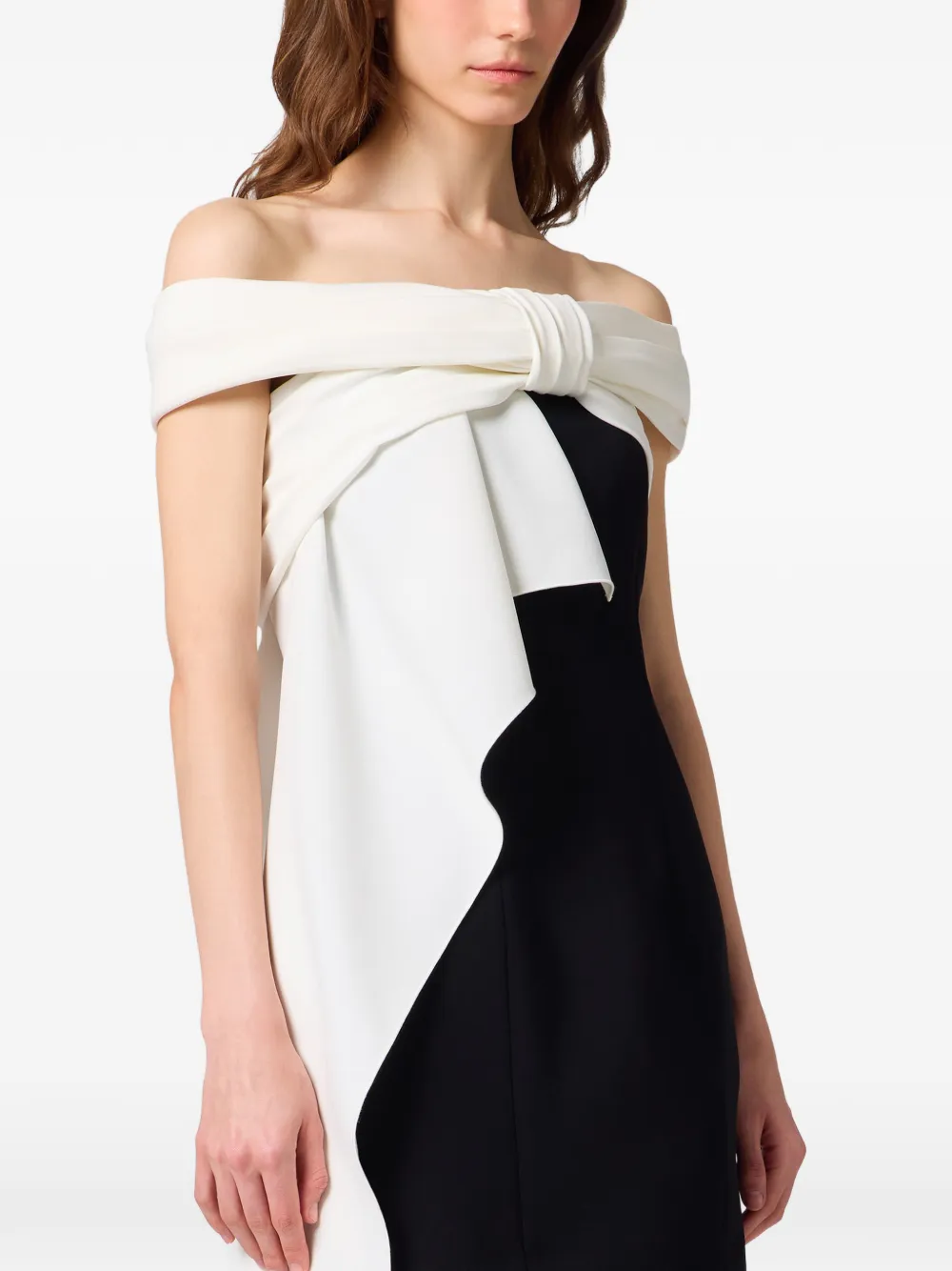MSGM Jurk met strikdetail Zwart