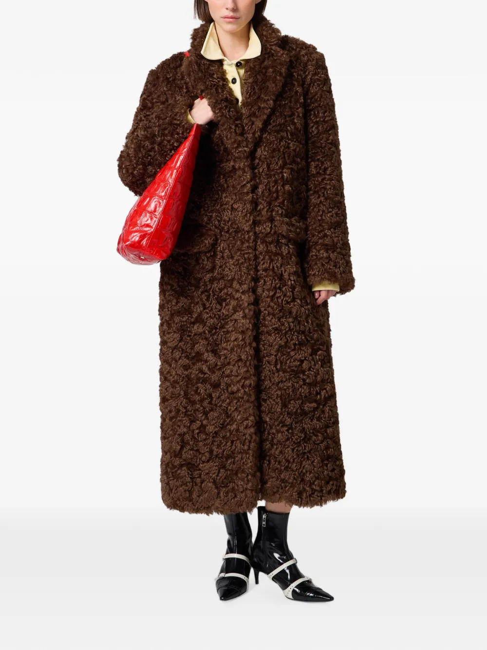 MSGM Jas met capuchon Bruin