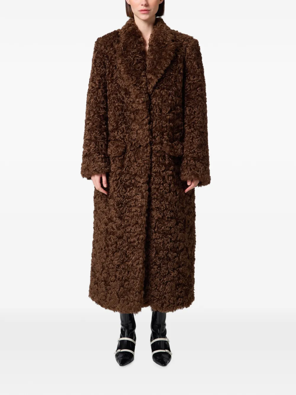 MSGM Jas met capuchon Bruin