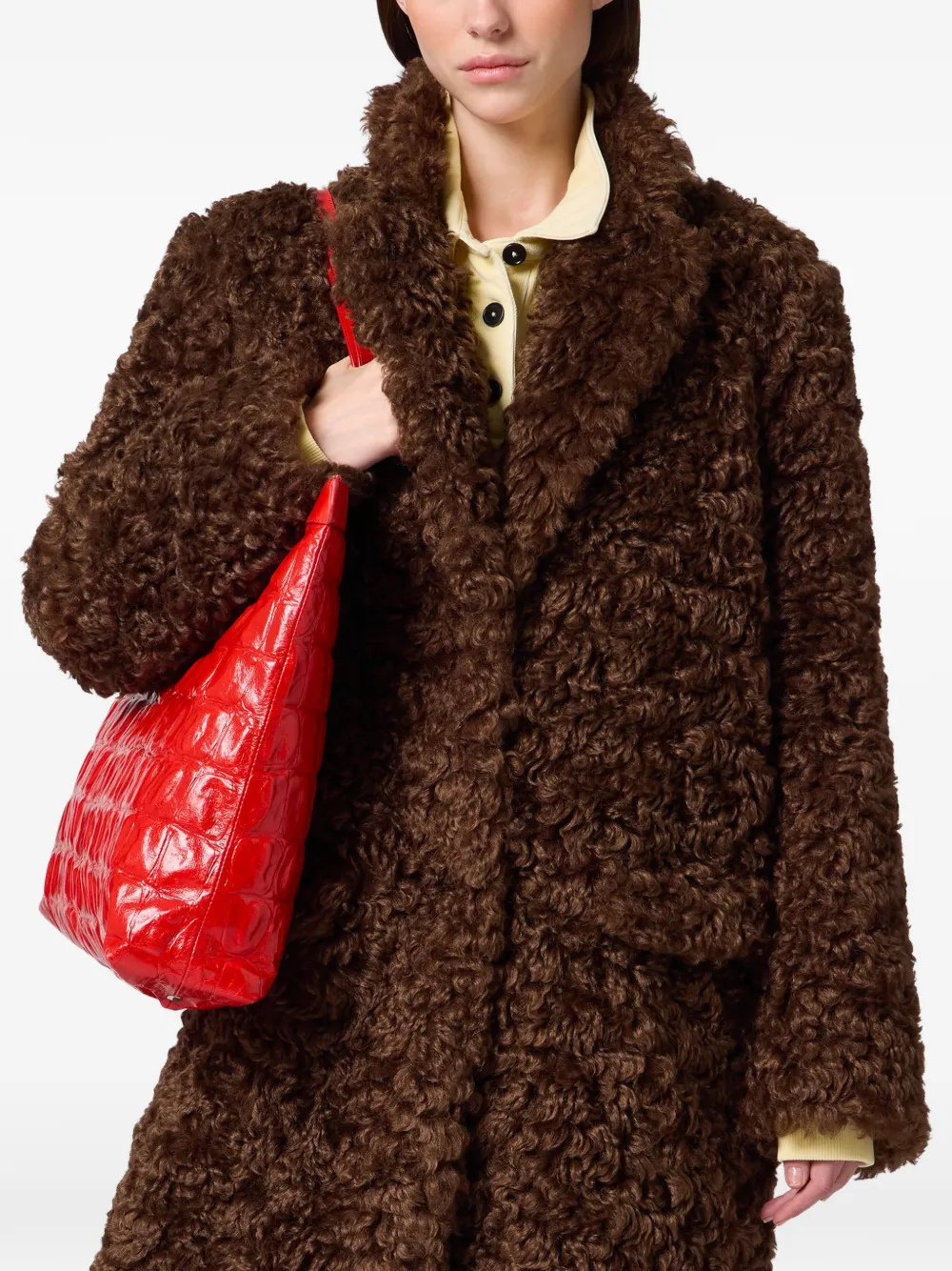 MSGM Jas met capuchon Bruin