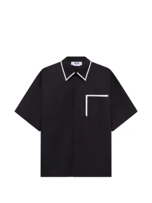MSGM ショートスリーブ シャツ | ブラック | FARFETCH JP