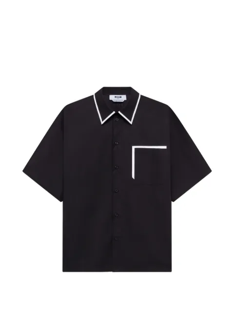 MSGM camisa con bolsillo en el pecho