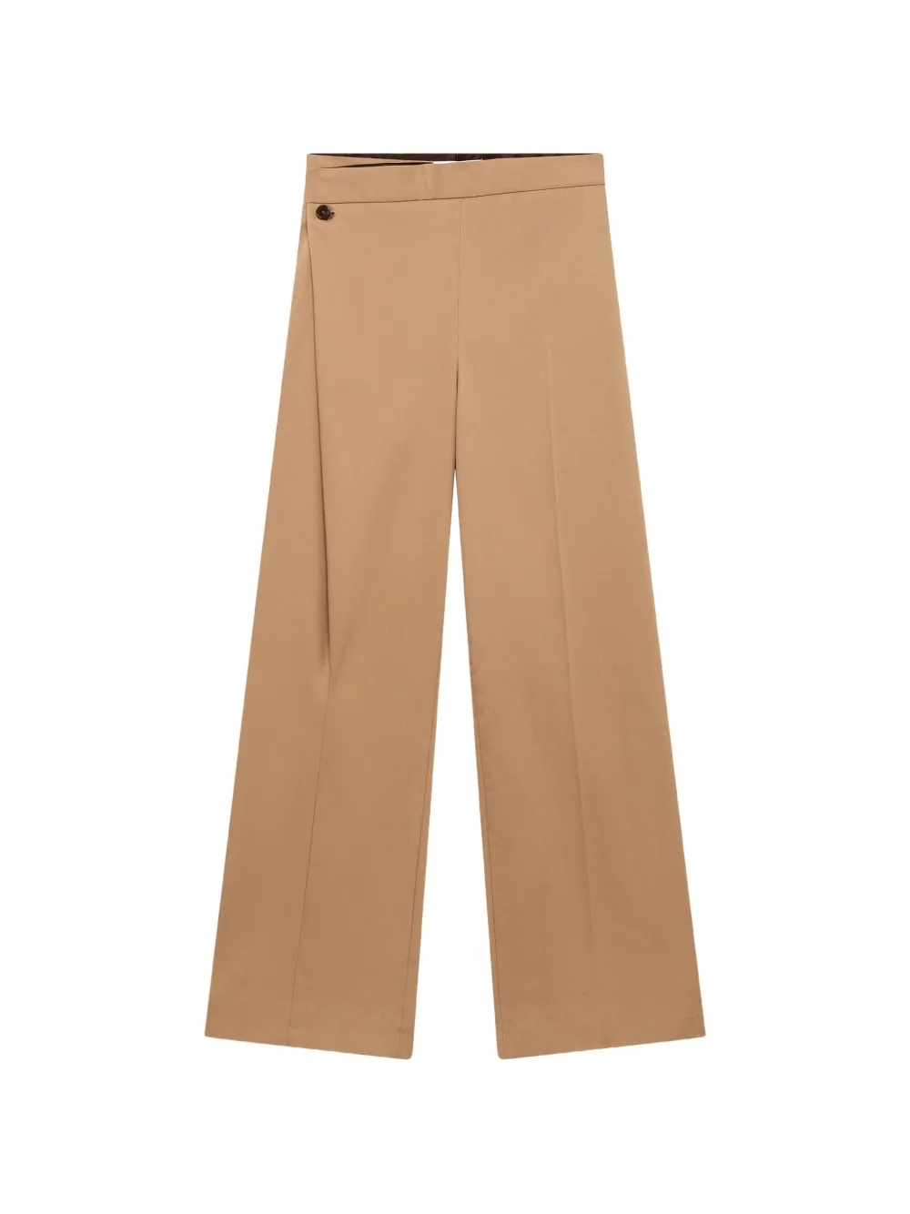 MSGM Asymmetrische Hose mit hohem Bund - Nude