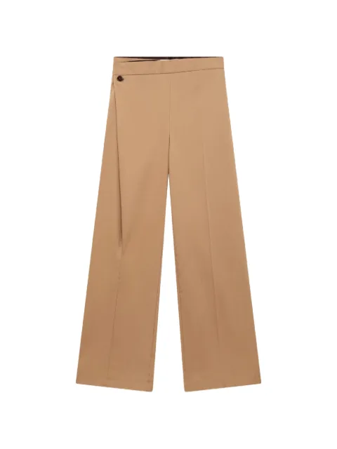 MSGM pantalones de vestir asimétricos con pinzas