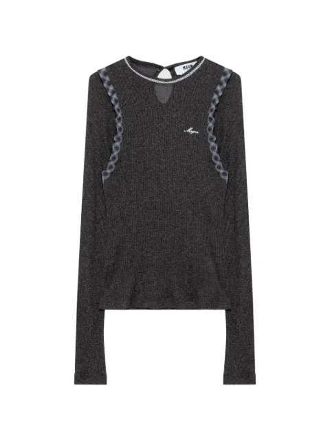 MSGM t-shirt à manches longues